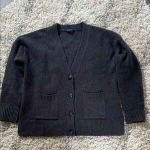 Denver Hayes Dark Gray Boxy Sweater size large